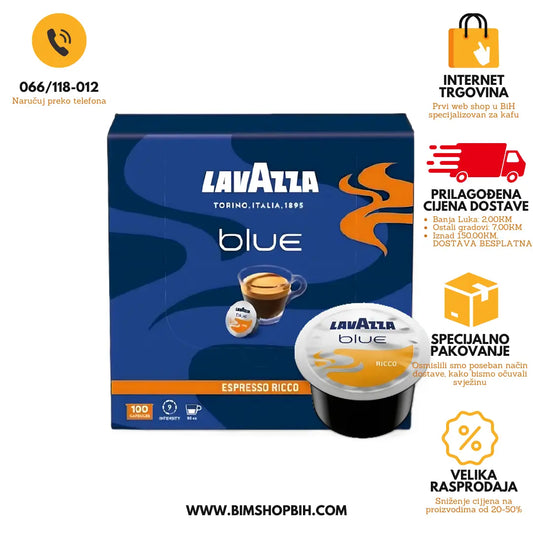 Lavazza Blue Ricco kapsule, 100 komada BIM SHOP BiH