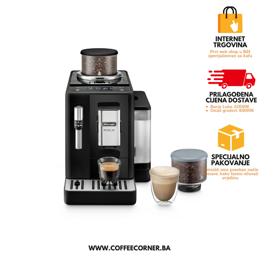 Aparat za kafu DeLonghi Rivelia Onyx EXAM440.35.B, Novo