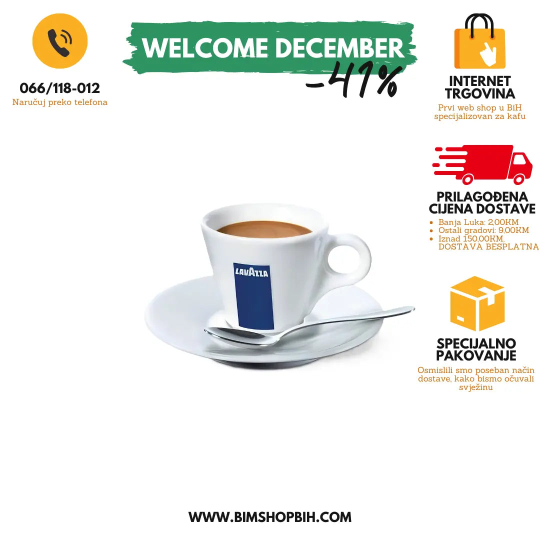 Lavazza šoljica za espresso, 70ml BIM SHOP BiH